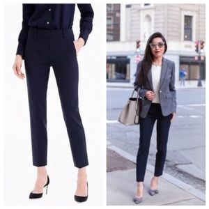 J. Crew Cameron Navy Cropped Pants
